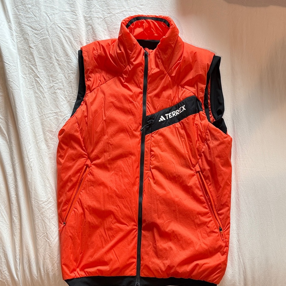 Adidas TERREX Techrock Stretch PRIMALOFT Vest Orange - New